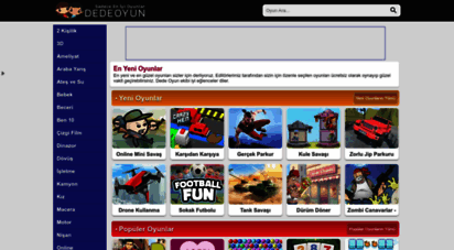 dedeoyun.com - dede oyun - en yeni oyunlar