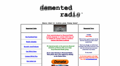 dementedradio.com
