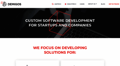 demigos.com - startup it solutions and services - demigos software development company