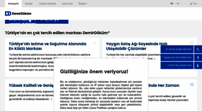 demirdokum.com.tr - yoğuşmalı kombinin iyisi  yuvanızın, sevdiklerinizin güvenli ısı ve sıcak su konforu için  servis için 0850 222 1 833  demirdöküm