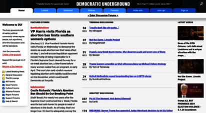 democraticunderground.com - democratic underground