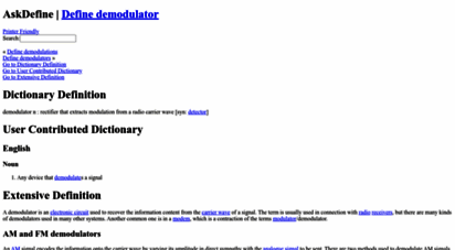 demodulator.askdefine.com