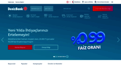 similar web sites like denizbank.com.tr