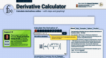 derivative-calculator.net - 