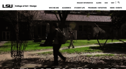 design.lsu.edu - the lsu college of art+design