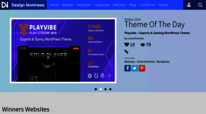 designnominees.com - css awards  app awards  game awards css award gallery  design awards  designnominees