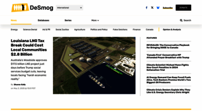 desmogblog.com - desmogblog  clearing the pr pollution that clouds climate science
