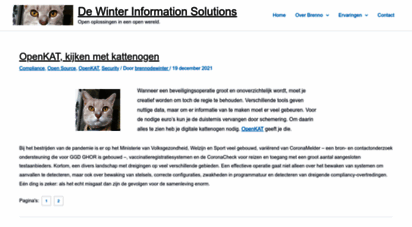 dewinter.com - de winter information solutions  openbaarheid van bestuur, journalistiek, training