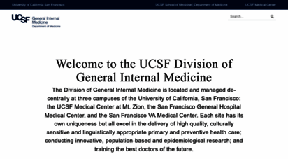 dgim.ucsf.edu - division of general internal medicine  ucsf dgim
