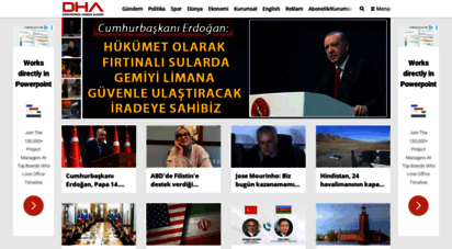 similar web sites like dha.com.tr
