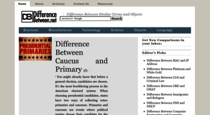 differencebetween.net - difference between similar terms and objects
