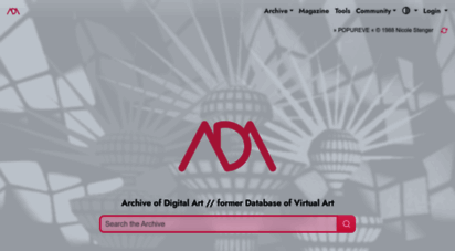 digitalartarchive.at - home - ada  archive of digital art