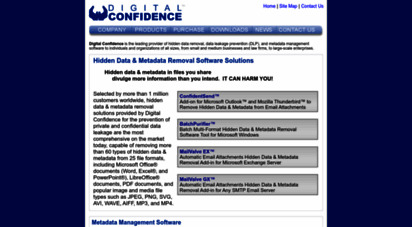 digitalconfidence.com - digital confidence - hidden data removal and metadata management