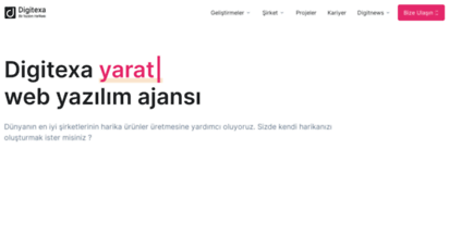 digitexa.com - kurumsal web tasarım ve yazılım ajansı  digitexa - bir yazılım harikası