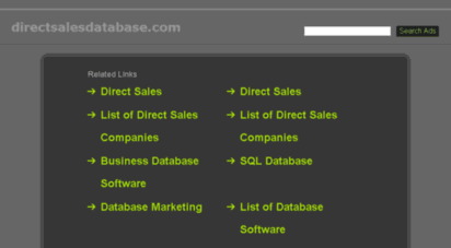 directsalesdatabase.com