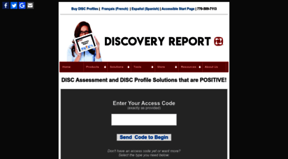 discoveryreport.com - disc ssssment and disc profile solutions that are positive
