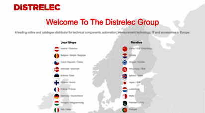 distrelec.com - welcome to elfa distrelec - one of northern europe´s leading supplier of electronics
