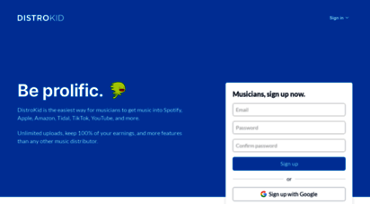 distrokid.com - upload & sell your music on itunes, spotify, amazon and google play  distrokid