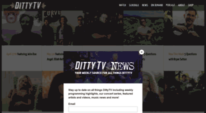 dittytv.com - dittytv  handcrafted music television