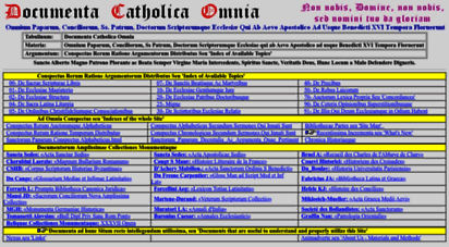 documentacatholicaomnia.eu - docmenta catholica omnia - multilanguage catholic e-book database of all the writings of holy popes, councils, church fathers and doctors, and allied auctors