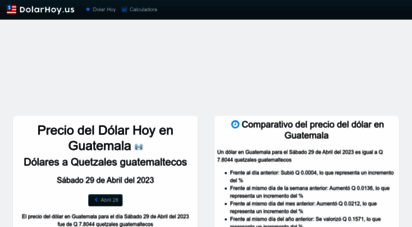 dolarguatemala.com - dólar hoy en guatemala - dolarguatemala.com