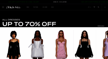dollskill.com - online boutique for the misfits & miss legits  dolls kill