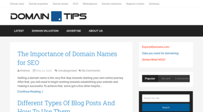 domain.tips - domain tips - know your domains