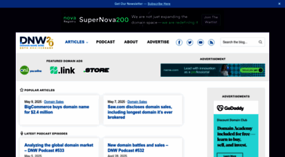 domainnamewire.com - domain name wire  domain name news - domain name industry news