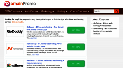 domainpromo.com - 10 best cheap web hosting plans from $1/mo. - domainpromo