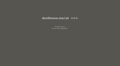 dontknow.me