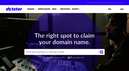 dotster.com - web hosting, domain name registration  dotster.com