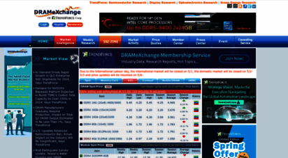 dramexchange.com - dramexchange - world leading dram and nand flash market research firm, with more than a decade of most authoritative database