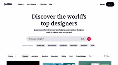 dribbble.com - dribbble - discover the world´s top designers & creative professionals