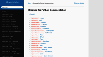 dropbox-sdk-python.readthedocs.io - 