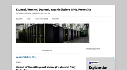 dtunnel.net - ktunnel, vtunnel, dtunnel, proxy site ile yasaklı sitelere giriş
