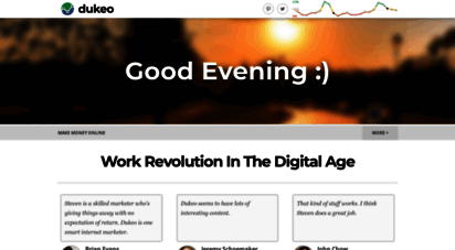 dukeo.com - dukeo  work revolution in the digital age