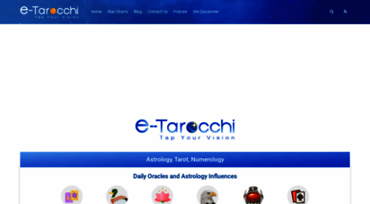 e-tarocchi.com - free tarot readings, free astrology reports, free numerology reports, free rune casts