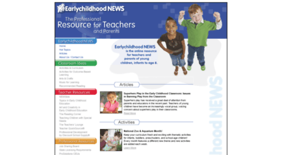 earlychildhoodnews.com - earlychildhood news
