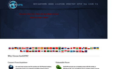 earthvpn.com - anonymous vpn service sstp,pptp,l2tp,openvpn provider - 54 countries 190 locations - earthvpn