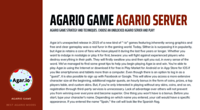 easyagario.net - agario - agar.io game - agario unblocked private server