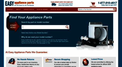 easyapplianceparts.com - easy appliance parts