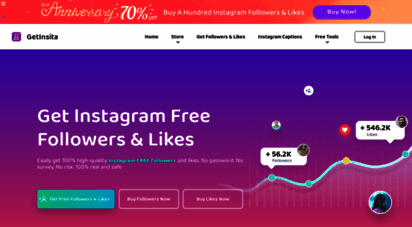 easygetinsta.com - getinsta: get free instagram followers &amp likes 100 real