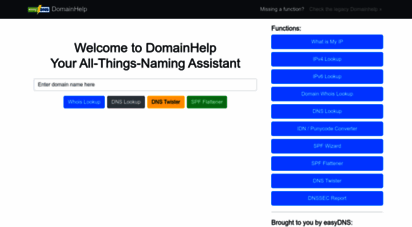 easywhois.com - easywhois: lookup domain whois records and research dns information
