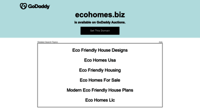 ecohomes.biz