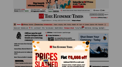 economictimes.com - business news live, share market news - read latest finance news, ipo, mutual funds news