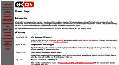 ecos.sourceware.org