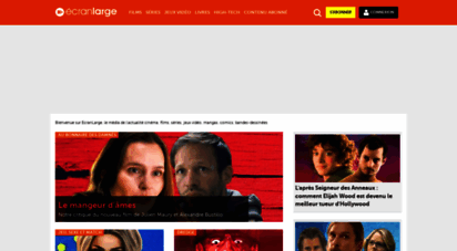 ecranlarge.com - ecranlarge.com: cinéma, films, séries, dvd, blu-ray, jeux-vidéo - ecranlarge.com