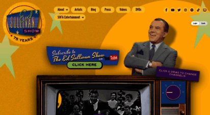 edsullivan.com - the ed sullivan show - official website for dvd´s, cd´s & videos