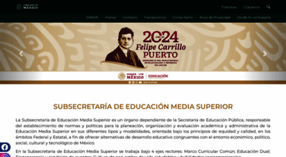 similar web sites like educacionmediasuperior.sep.gob.mx