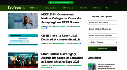 edufever.com - edufever: india´s largest educational & career portal